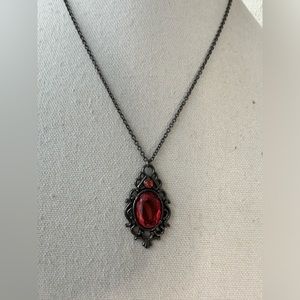 Victorian art deco inspired statement necklace